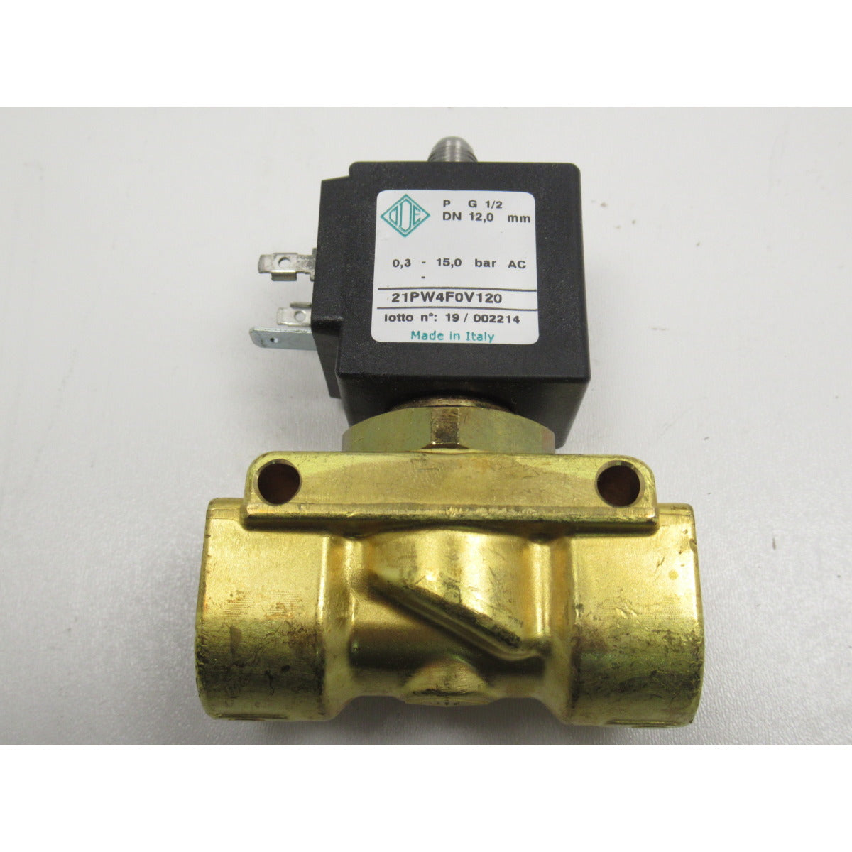 Aircraft Magnetventil 24VAC, G1/2" S_310063 / DN12 / 0,3-15bar - Art. 0S310063