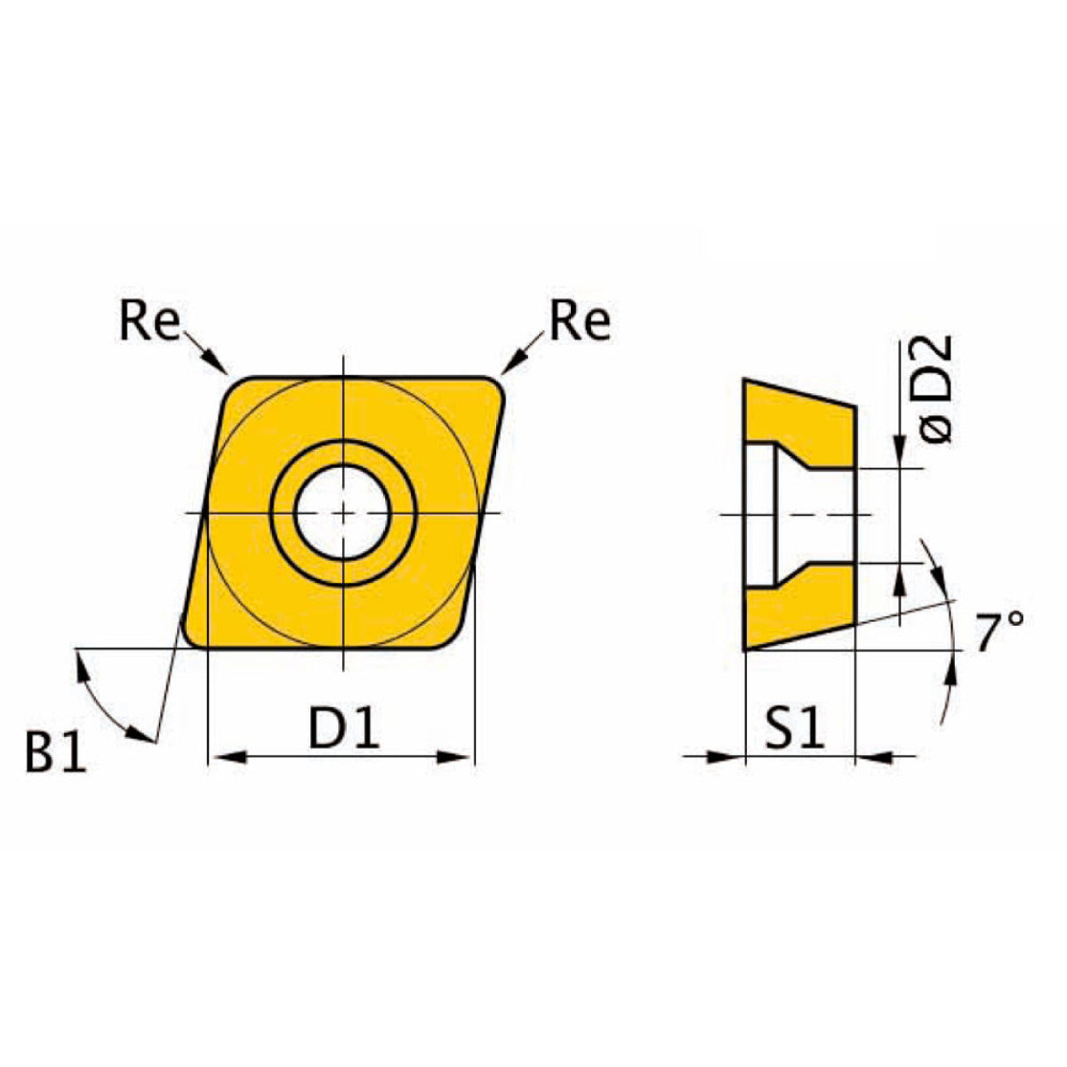 Optimum HM-Ersatzwendeplatten ISO CCMT09T304 - SM-3441282