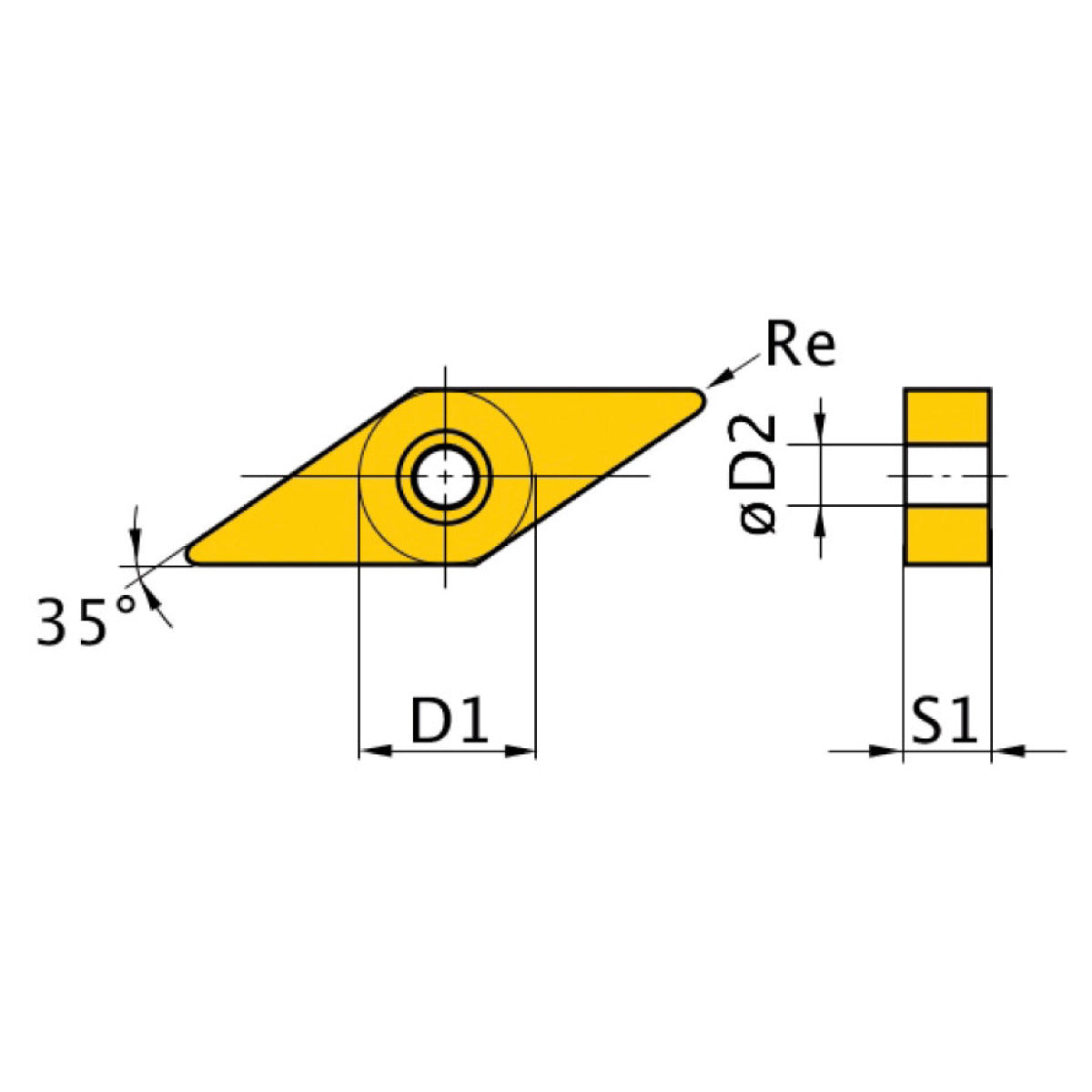Optimum HM-Ersatzwendeplatten ISO VNMG160408 - SM-3441701