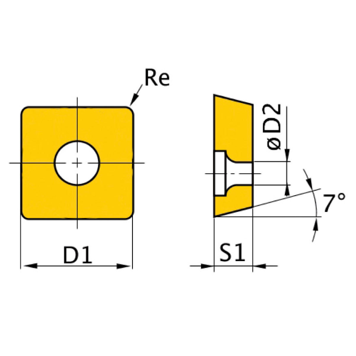 Optimum HM-Ersatzwendeplatten ISO SNMG090304 - SM-3441755