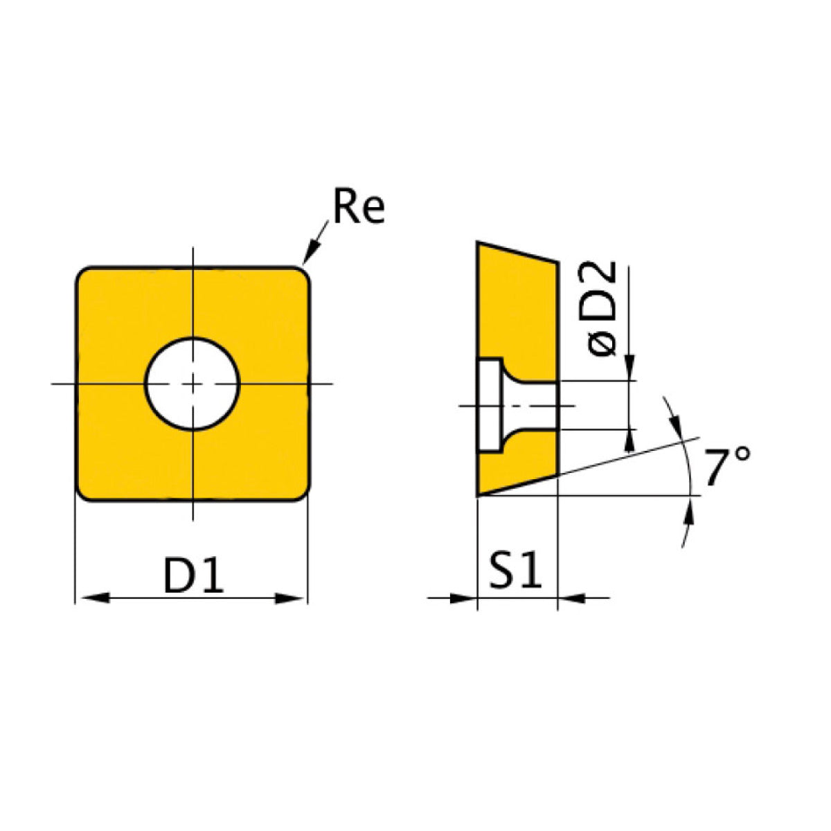 Optimum HM-Ersatzwendeplatten ISO SCMT060204 - Art. 3441761