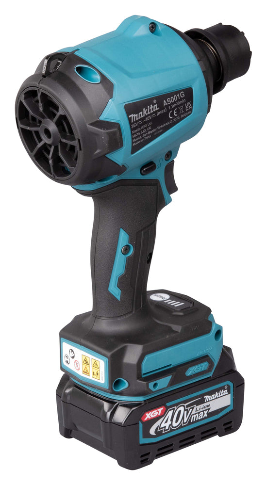 Makita Akku-Gebläse – 40 V max., 4-stufig & bis 50 Min. Laufzeit - AS001GA102