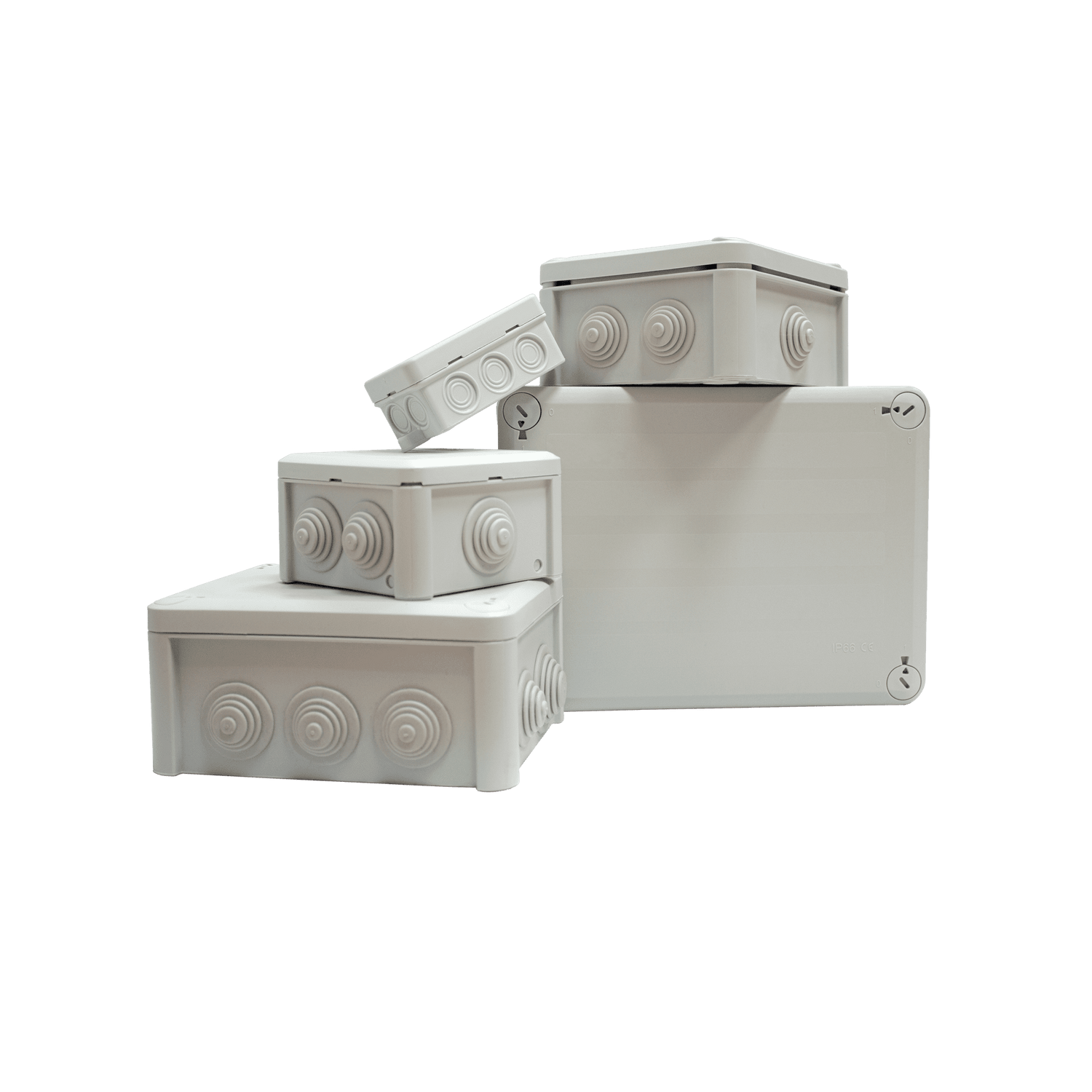 ASLO Ip66 Abzweigdose mit Tüllen 115X115X60Mm ASCDE115CZ