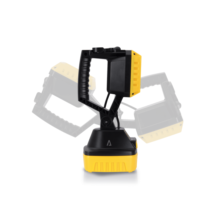 ASLO Magnet Akku LED-Arbeitslampe, USB wiederaufladbare Akku Arbeitstaschenlampe 10W, 1000 LM, 6000K