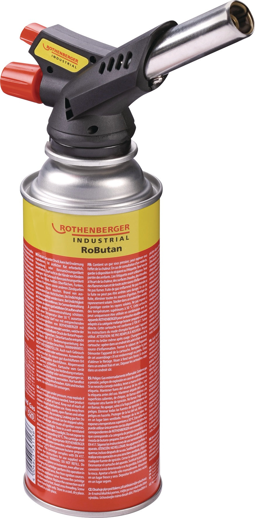 ROTHENBERGER Lötlampe Kit RS 220 mit Gaskartusche 73 g/h, 1,0 kW