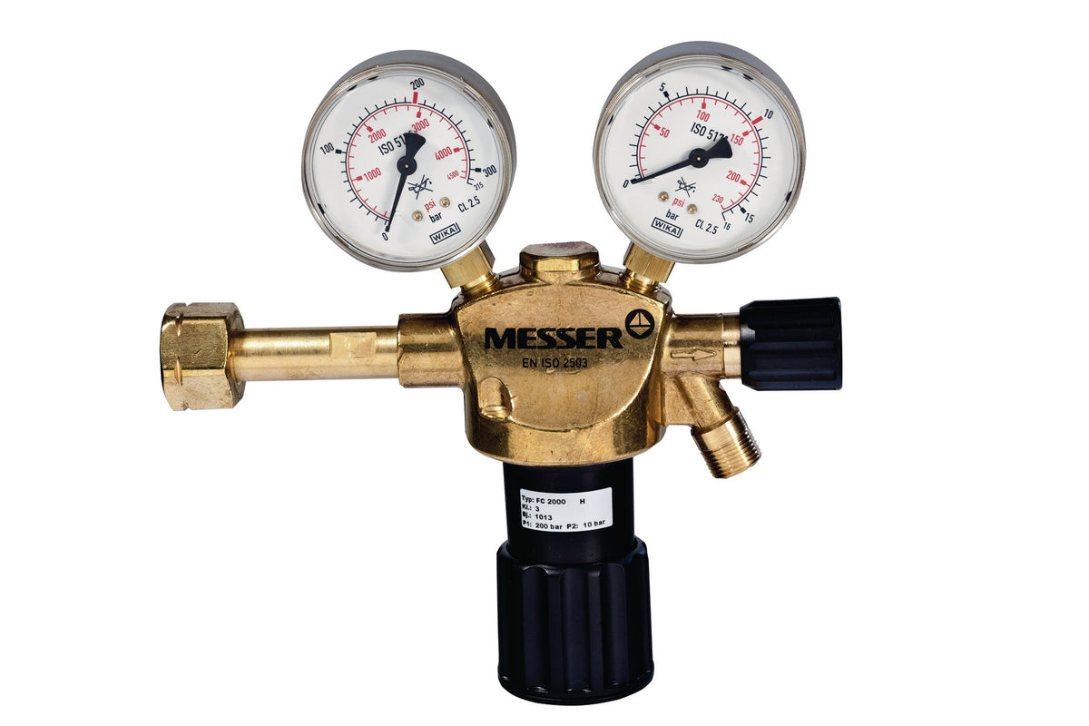 Flaschendruckminderer CONSTANT 2000 Argon/CO₂ 200 bar 1-stufig 16 l/min von MESSER-CUTTING