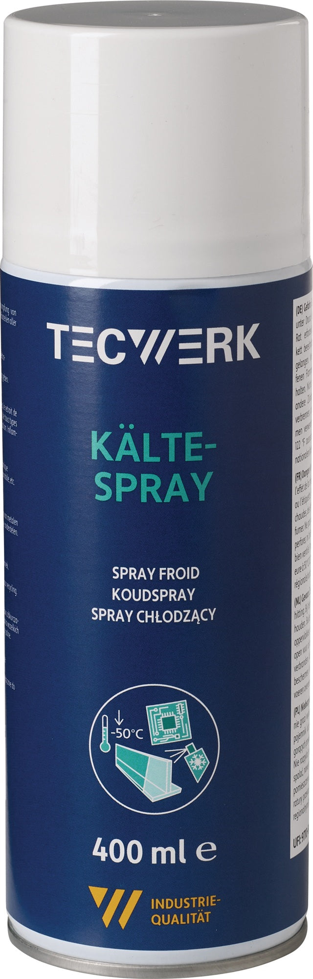 TECWERK Kältespray 400 ml farblos bis zu -50 °C Spraydose – 12 Stück