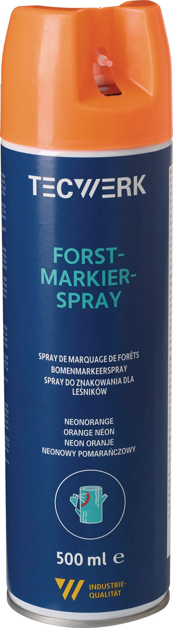 Forstmarkierspray weiß 500 ml Spraydose TECWERK – 6 Stück
