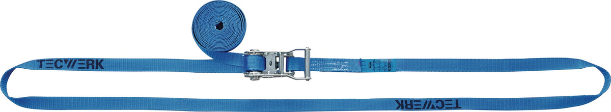 TECWERK Zurrgurt DIN EN 12195-2, 3 m x 25 mm, mit Klemmschloss, LC 250 daN