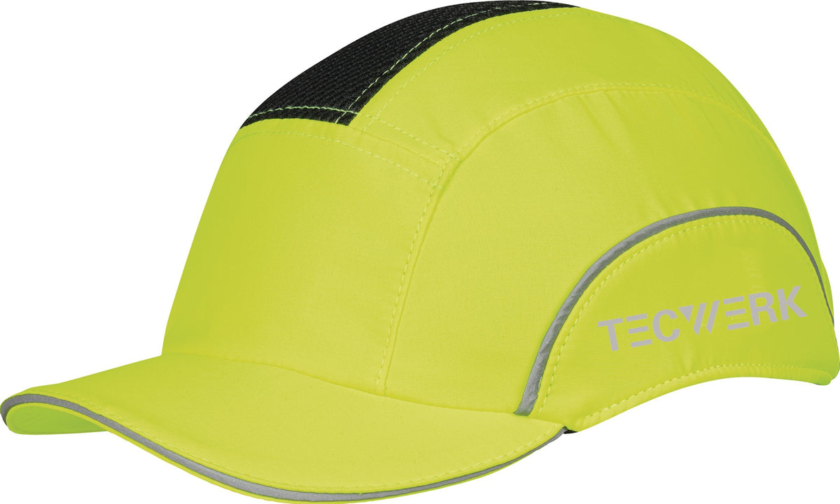 TECWERK Anstoßkappe Daylight Base-Cap II – EN 812, Größe 52–65 cm, blau, Schirmlänge 5 cm