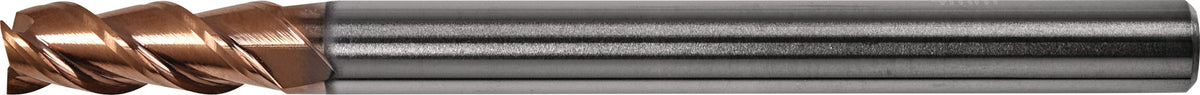 TECWERK VHM Mini-Schaftfräser Typ N 1 mm TiSiN 45° DIN 6527 K – 10 Stück