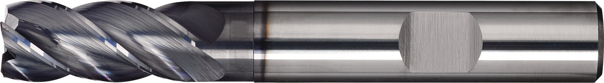 TECWERK Schaftfräser DIN 6527L INOX HPC VHM TiAlN 5 mm 4 Schneiden lang