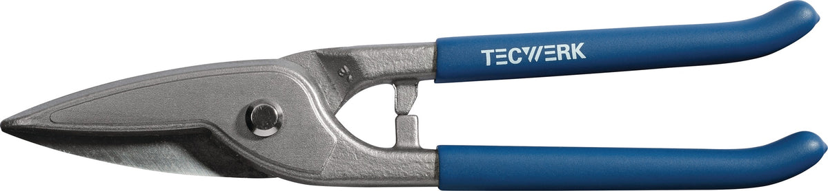TECWERK Blechschere Berliner Form rechts – Stahl bis 0,78 mm, Edelstahl bis 0,45 mm