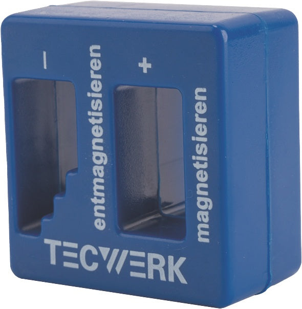 TECWERK Magnetisier-/Entmagnetisiergerät 48x50x28 mm Kunststoffgehäuse für Schraubendreher & Pinzetten
