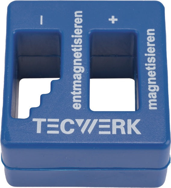 TECWERK Magnetisier-/Entmagnetisiergerät 48x50x28 mm Kunststoffgehäuse für Schraubendreher & Pinzetten