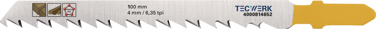 TECWERK Stichsägeblatt 80 mm BIM T 101 AiF für Laminat, Parkett & dünne Hölzer