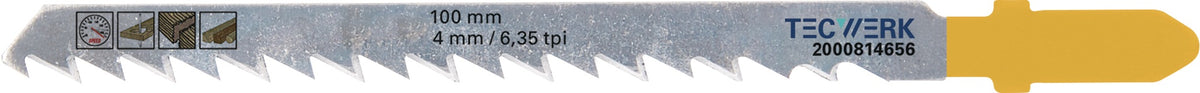 TECWERK Stichsägeblatt 80 mm BIM T 101 AiF für Laminat, Parkett & dünne Hölzer