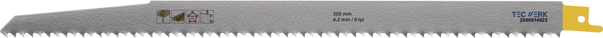 TECWERK Säbelsägeblatt 150 mm HCS/CV für Holz, 5 Stück, Bosch S 644 D kompatibel