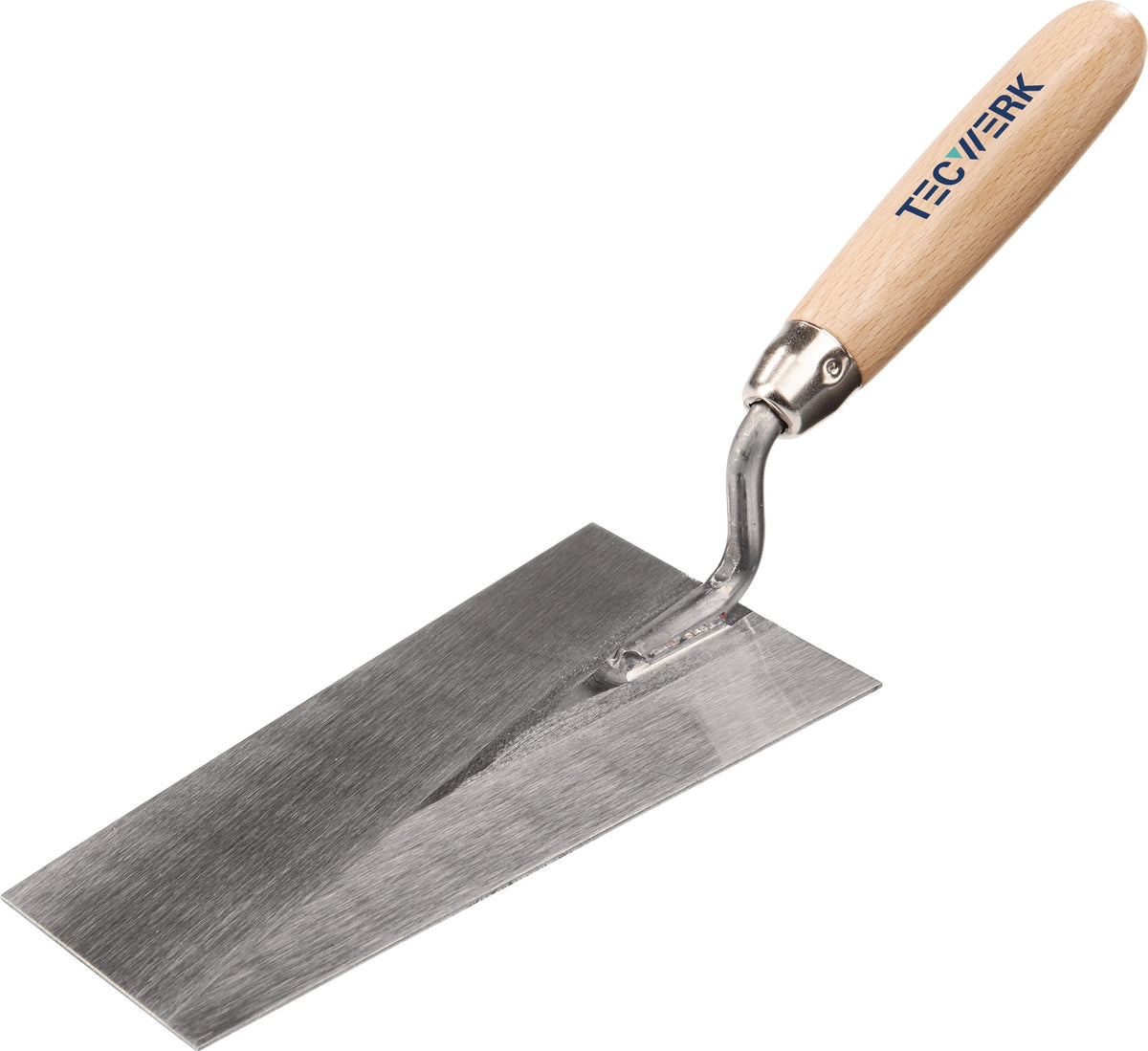 TECWERK Berner Putzkelle 120 mm rostfrei mit Buchenholzheft