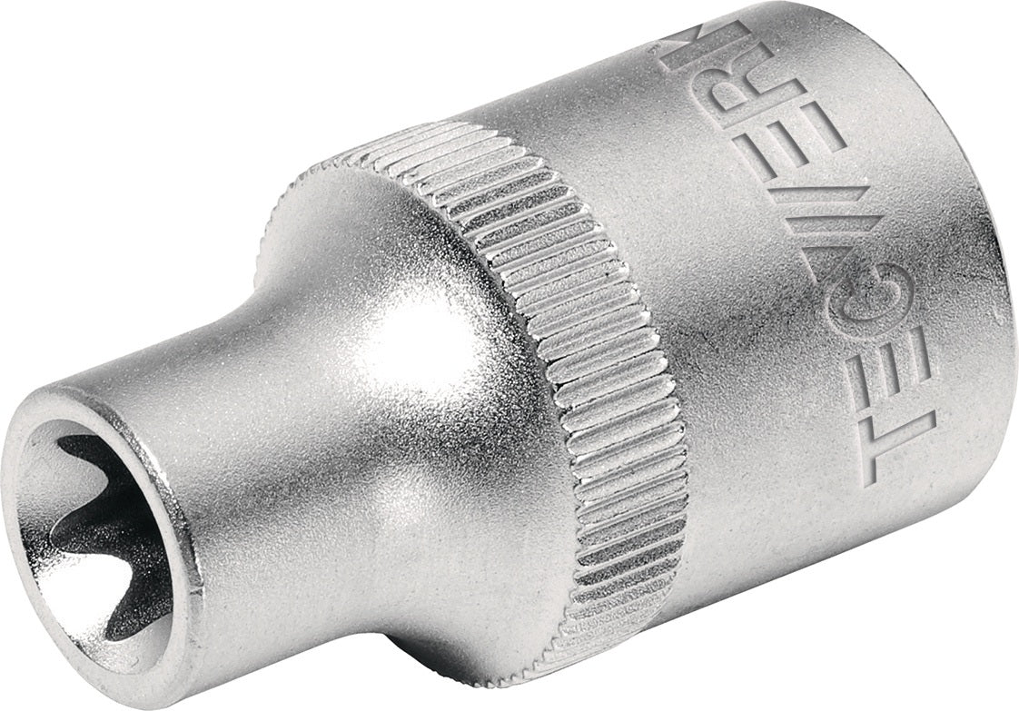 TECWERK Steckschlüsseleinsatz 1/2 Zoll E10, Länge 38 mm, Chrom-Vanadium-Stahl