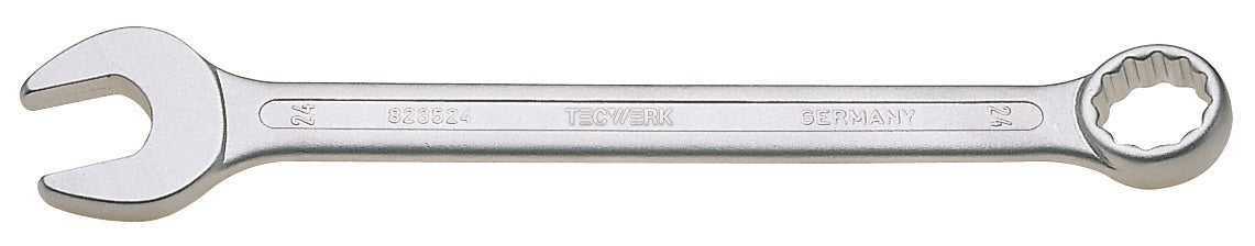 TECWERK Ringmaulschlüssel SW 10 mm extra lang – CV-Stahl verchromt, Form A
