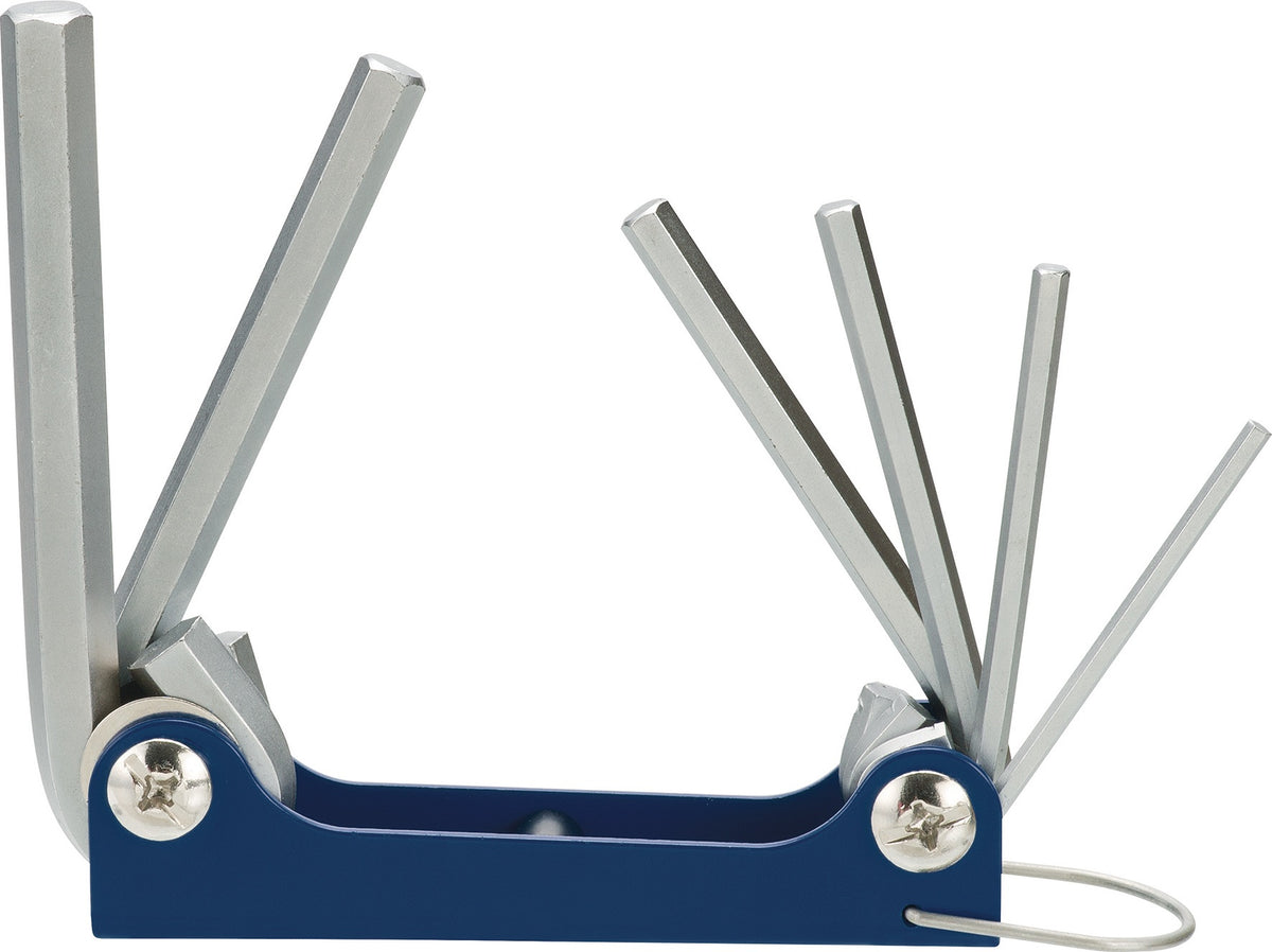 TECWERK Schraubendrehersatz 7-teilig SW 1,5-6 mm S2-Stahl im Handklapphalter