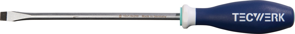 TECWERK Schlitzschraubendreher Rundklinge 2,5 mm mit 3K-Griff