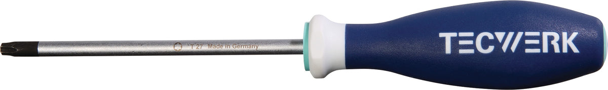 TECWERK Schraubendreher T5 Torx 60 mm Klinge 3K-Griff Rundklinge
