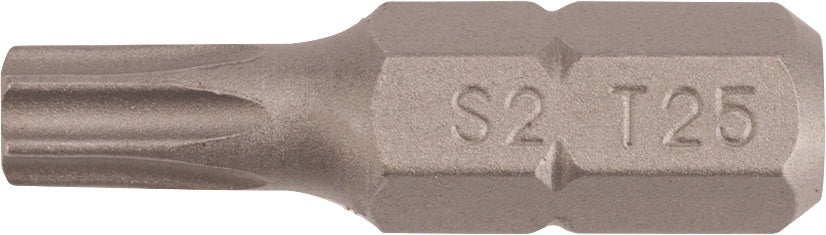 TECWERK Bit T 5, 25 mm, 1/4 Zoll Sechskant, S2-Stahl