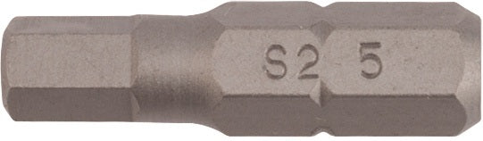 TECWERK Bit P829174 1/4 Zoll 2 mm, Länge 25 mm, S2-Stahl, 10er-Pack