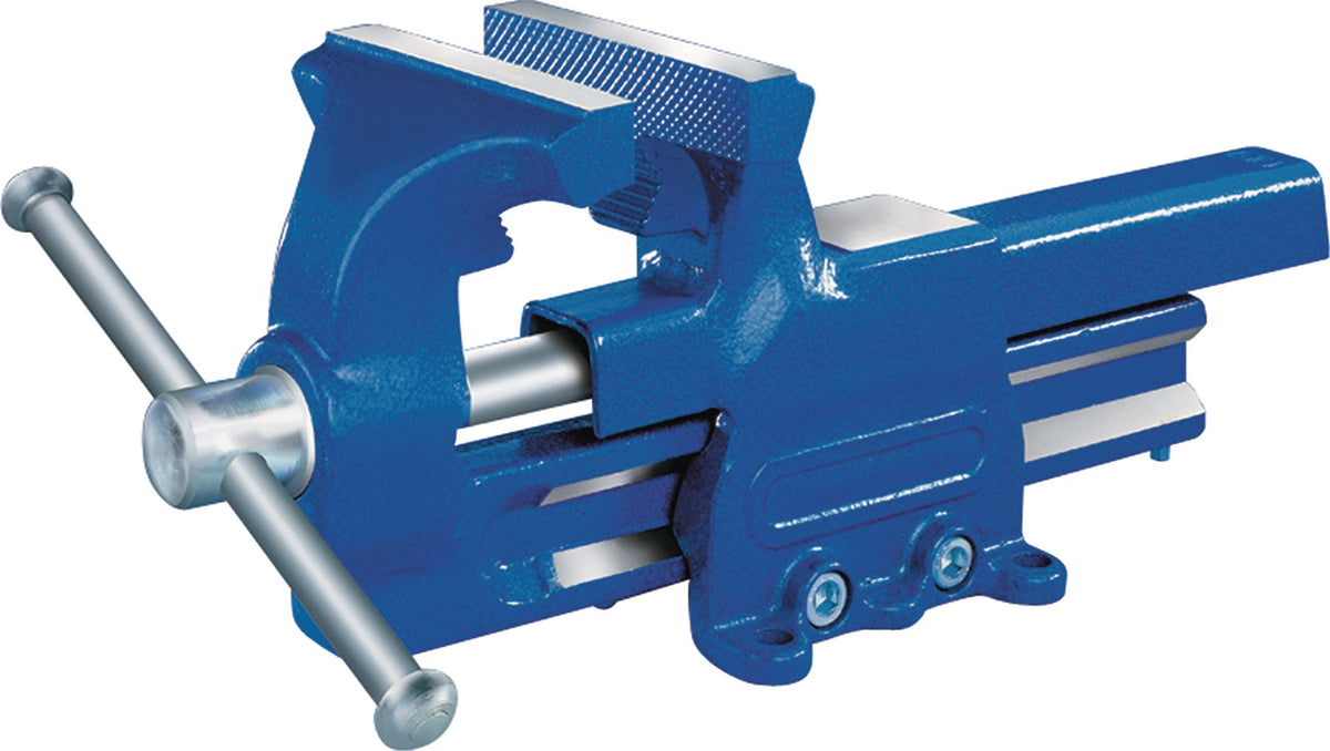 TECWERK Parallelschraubstock geschmiedet 100 mm Backenbreite, 125 mm Spannweite