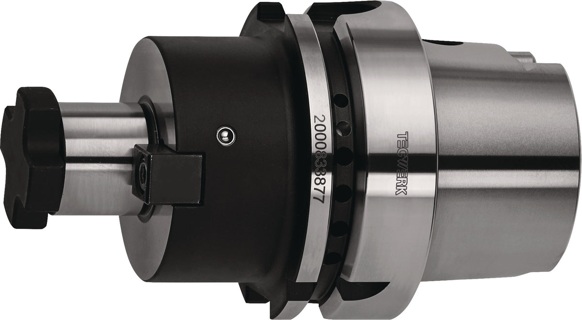 TECWERK Quernutaufsteckfräsdorn DIN 69893A HSK-A63 Spann-Ø 16 mm Auskraglänge 50 mm
