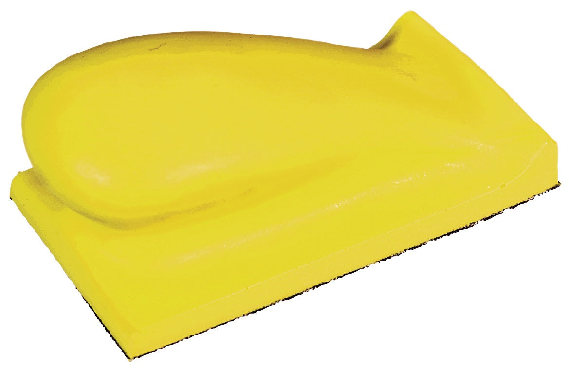 TECWERK Haftschleifblock L127xB69mm weich – Handschleifblock für Klett-Schleifscheiben