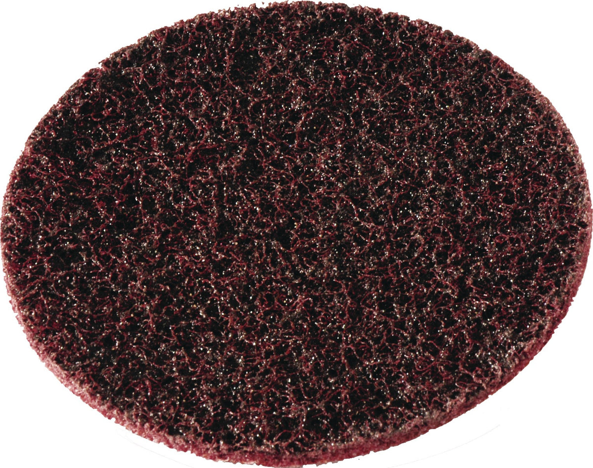 TECWERK Schleifvliesscheibe Ø 125 mm coarse braun ungelocht – 10 Stück für Edelstahl und Metall