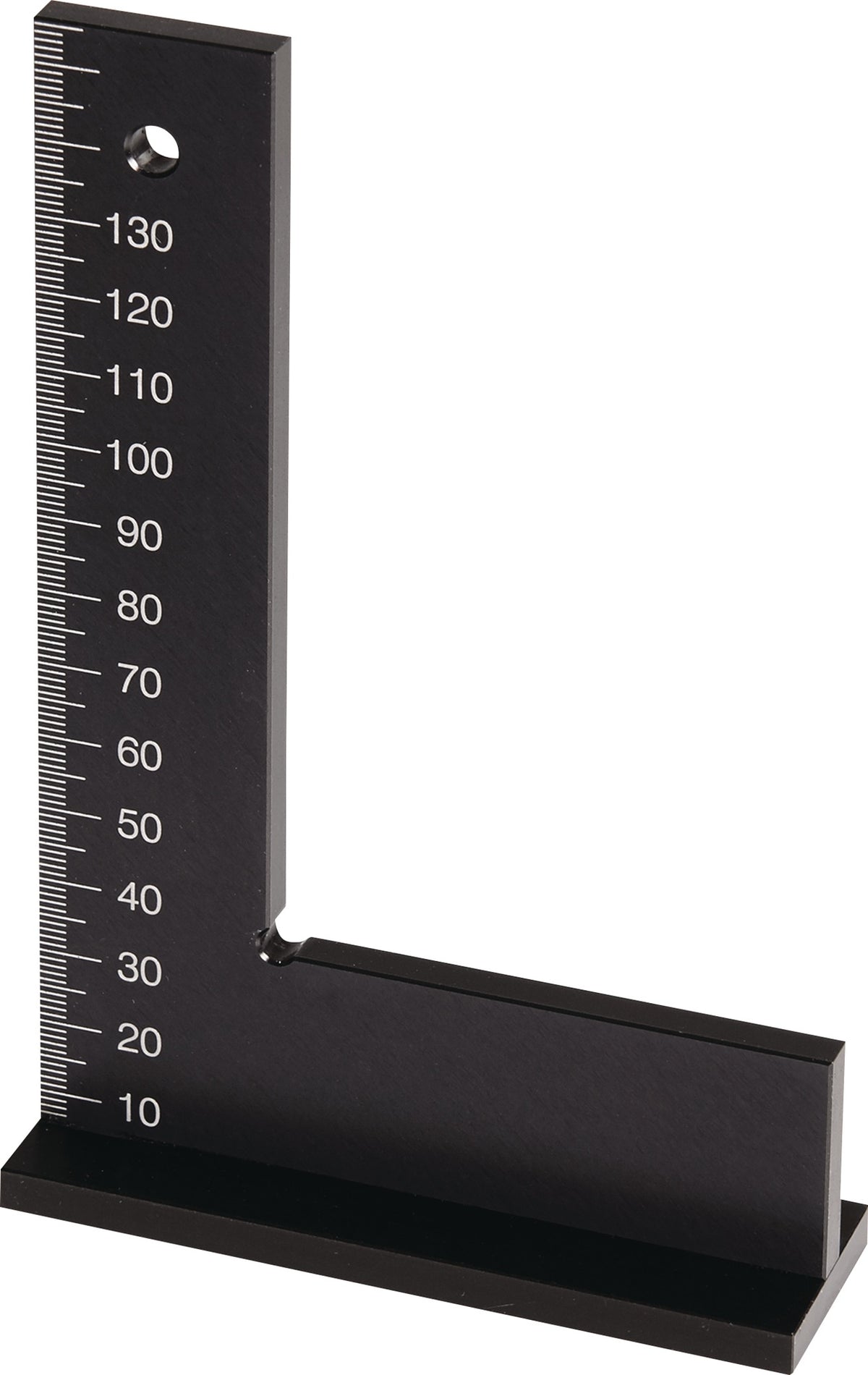 TECWERK Winkel Schenkel-L 75x50 mm ohne Anschlag aus Aluminium mit Hochkantskala