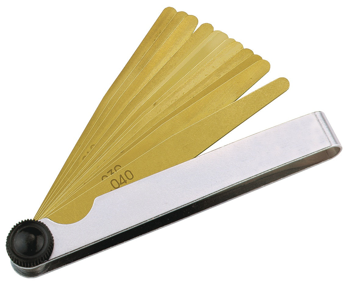 TECWERK Fühlerlehre 0,05–0,5 mm, 8 Blatt, 100 mm – Präzisions-Messwerkzeug