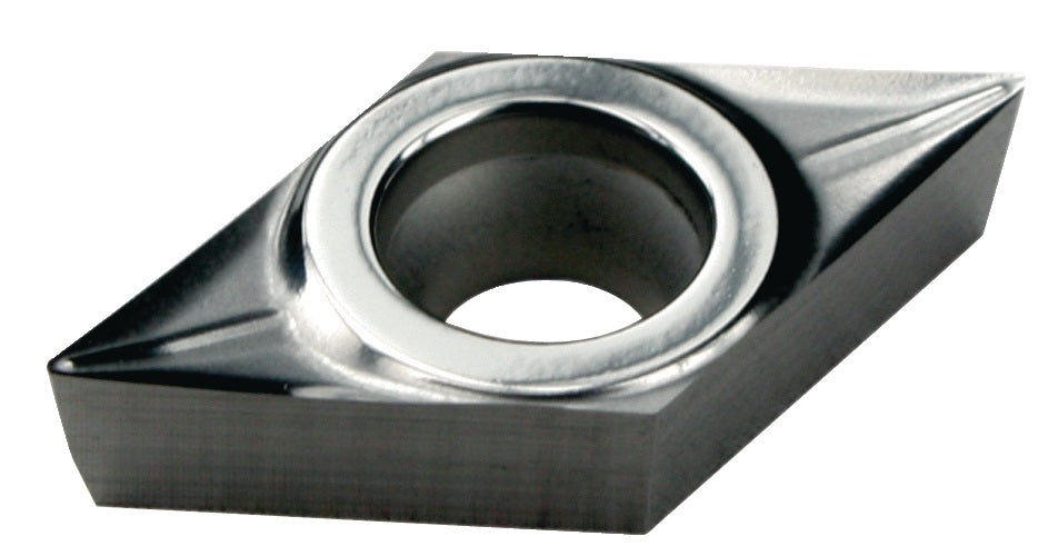 TECWERK Wendeschneidplatte DCGT070204-AL N20 für Aluminiumbearbeitung