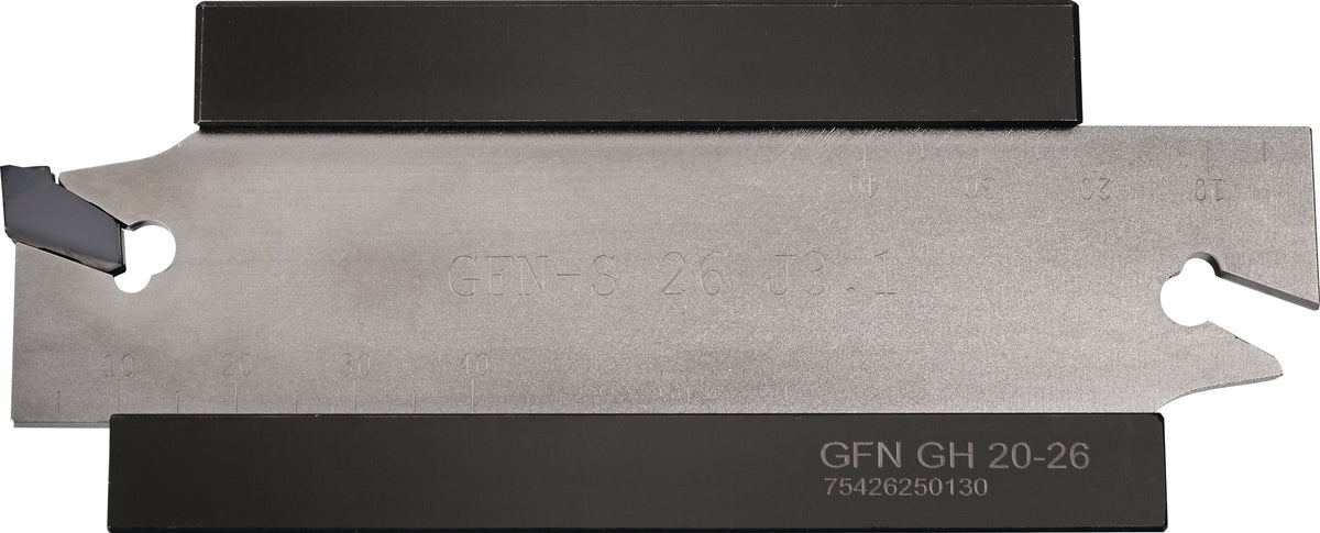 TECWERK Abstechset GH20-26 12-teilig mit Grundhalter, Stechschwert und 10 Stecheinsätzen