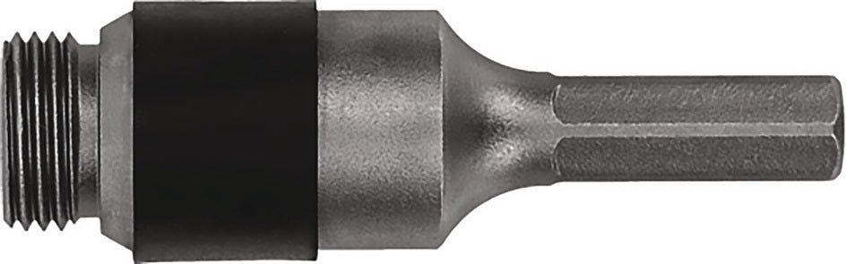TECWERK Diamantbohrkrone Adapter HEX für Bohrfutter 13 mm, 87 mm Länge, 25 mm Schaft