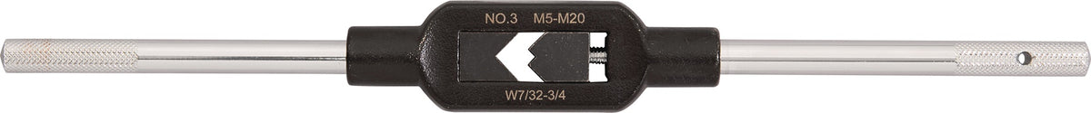 TECWERK Windeisen DIN 1814 Gr. 0 verstellbar mit gehärteten Spannbacken