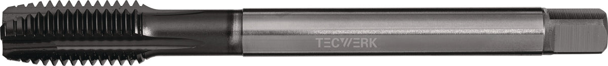 TECWERK Maschinengewindebohrer M2 x 0,4 mm HSS-Co PM HARDLUBE DIN 371 Form B