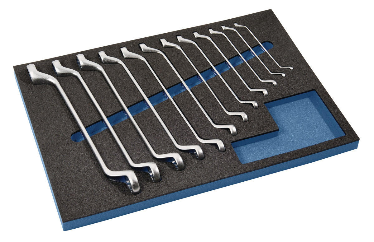 TECWERK Werkzeugmodul Leereinlage 3/3-Modul 2000 871 233 12-tlg. – LD45 Schaumstoff, 560 x 385 x 30 mm