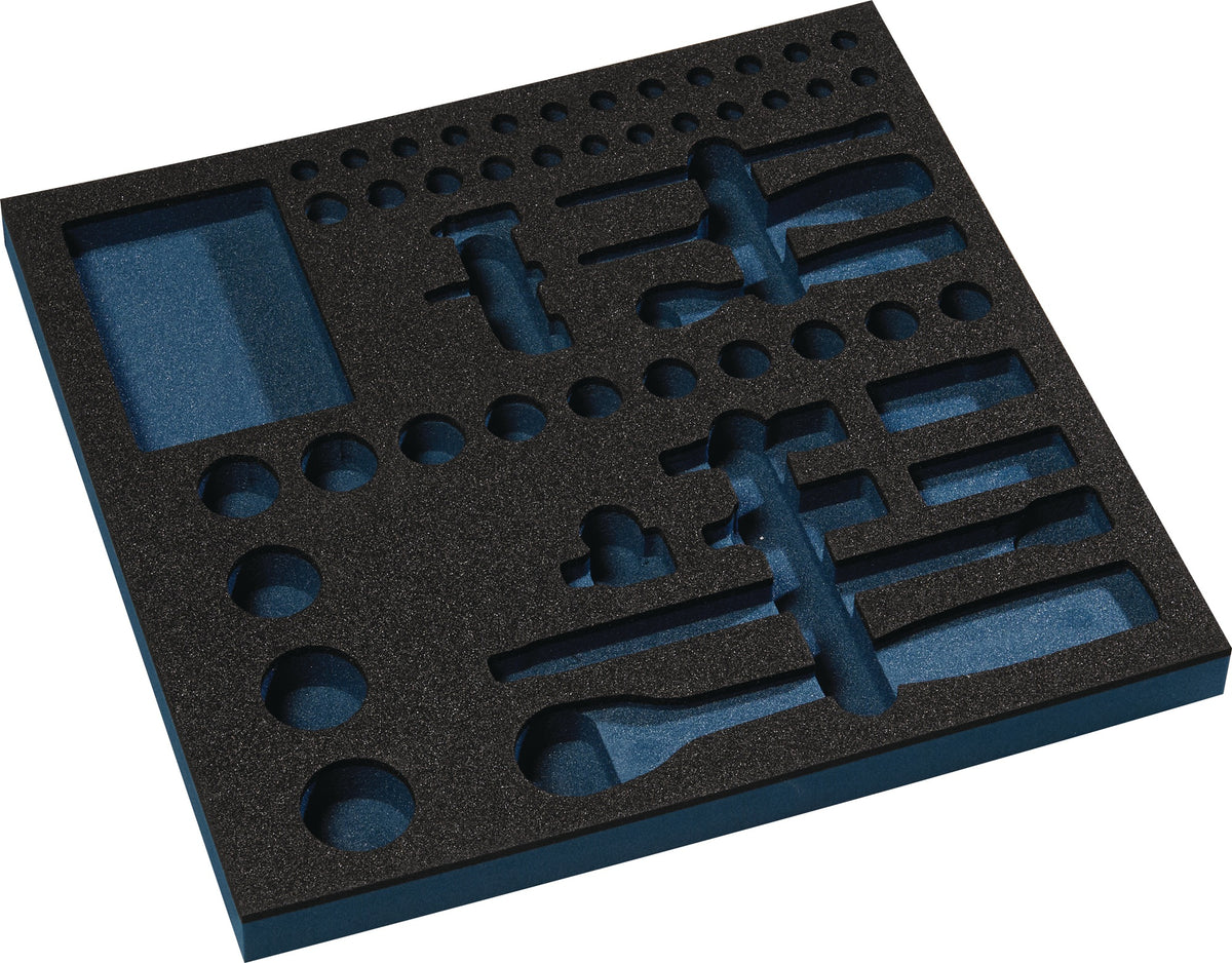 TECWERK Werkzeugmodul 55-teilig – Steckschlüsselsatz 1/4" & 1/2" für Werkstattwagen