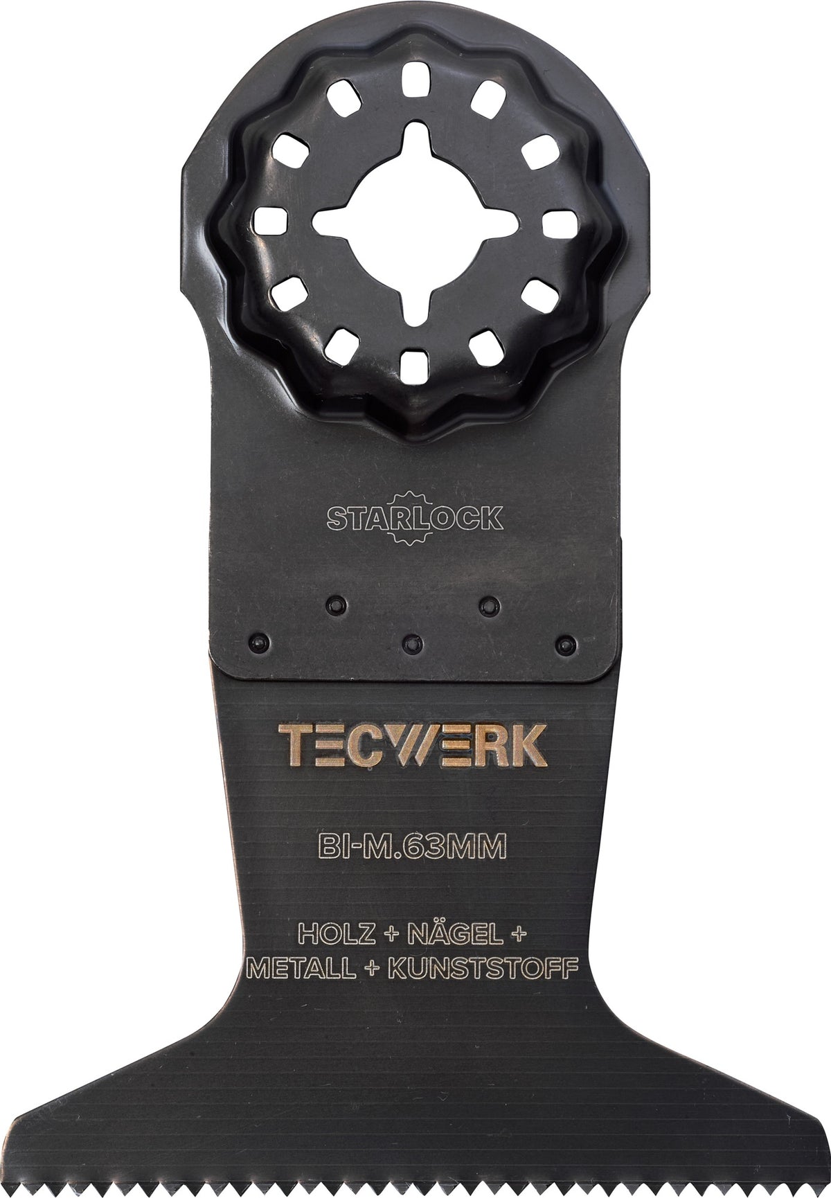 TECWERK Tauchsägeblatt 63 mm Starlock – Eintauchtiefe 40 mm für Holz, Nägel & Leichtmetall