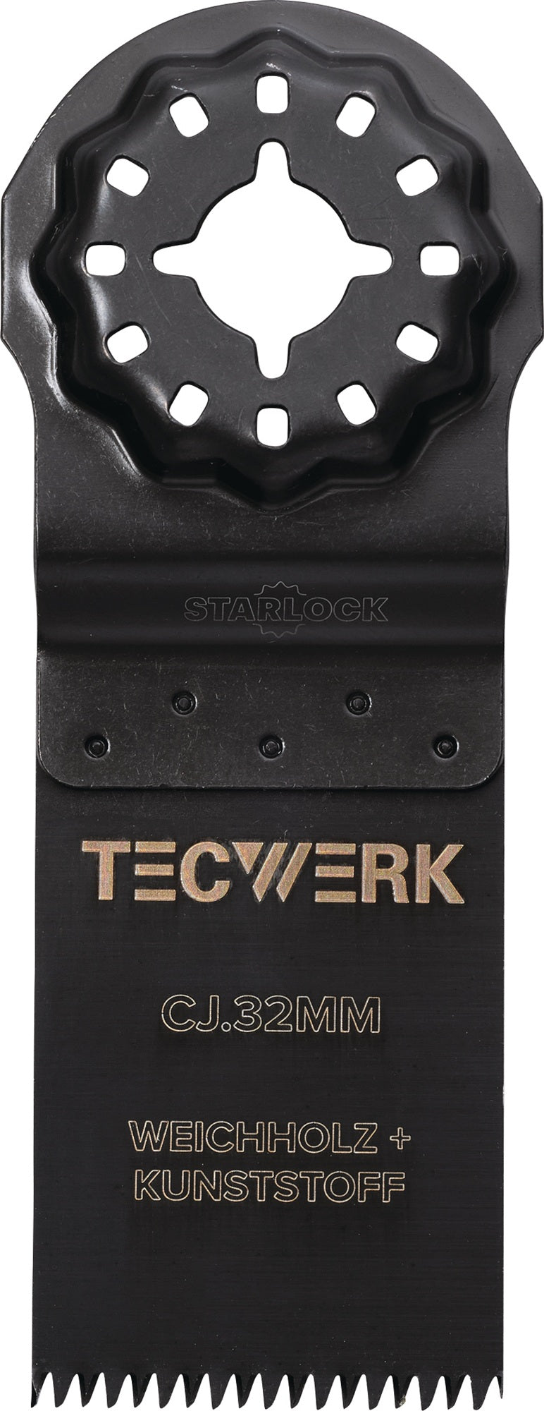 TECWERK Tauchsägeblatt Starlock 32 mm – Eintauchtiefe 42 mm für Weichholz & Kunststoff