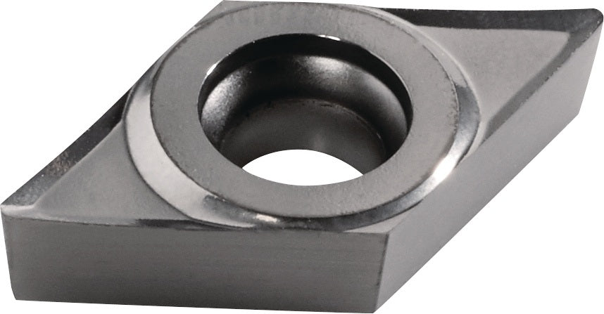 TECWERK Wendeschneidplatte DCGT070204-AL N20 für Aluminiumbearbeitung