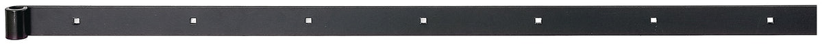 GAH Ladenband 800 mm Stahl schwarz kunststoffbeschichtet gerade – 6 Stück