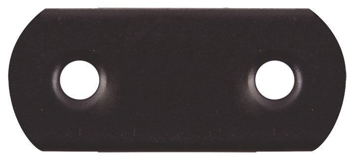 GAH Flachverbinder 37 mm Stahl schwarz kunststoffbeschichtet 100 Stück