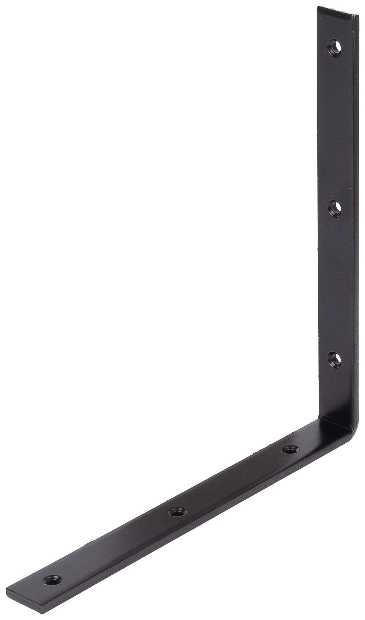 GAH Balkenwinkel 250x250 mm gleichschenklig, Stahl verzinkt schwarz kunststoffbeschichtet