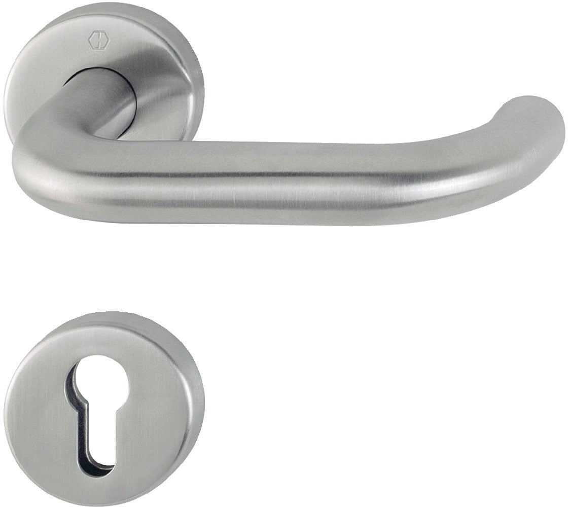 HOPPE FS-Garnitur Paris FS-E138/42H/42HS Edelstahl Feuerschutz Rosettenwechselgarnitur
